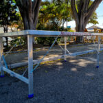 Tabuleiro com pés dobráveis - 2,00m x 1,10m x 0,80m - Imagem 2