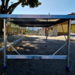 Tabuleiro com pés dobráveis - 2,00m x 1,10m x 0,80m - Imagem 4